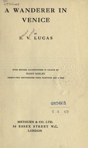 A wanderer in Venice