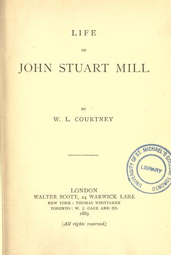Life of John Stuart Mill