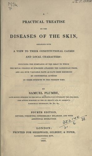 A practical treatise on the diseases of the skin