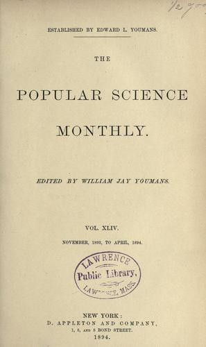 The Popular science monthly.