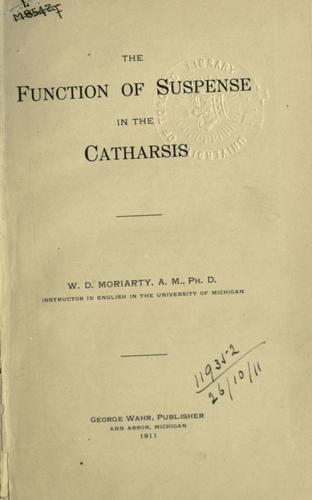 The function of suspense in the catharsis