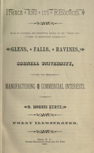 Ithaca and its resources.