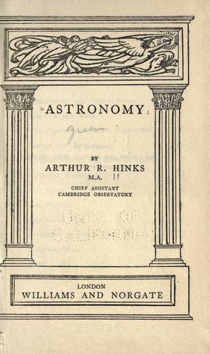Astronomy