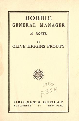 Bobbie : general manager