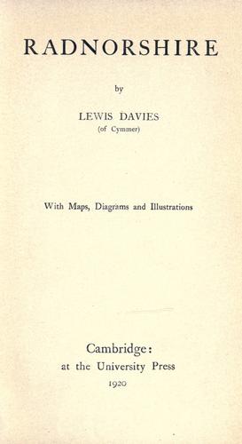Radnorshire.