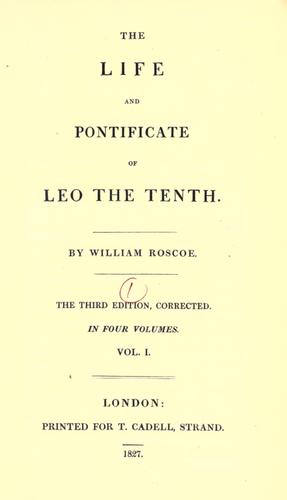 The life and pontificate of Leo the Tenth.