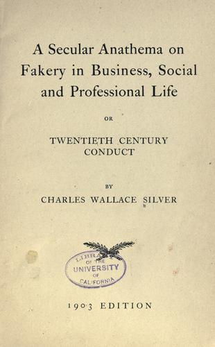 Twentieth century conduct.