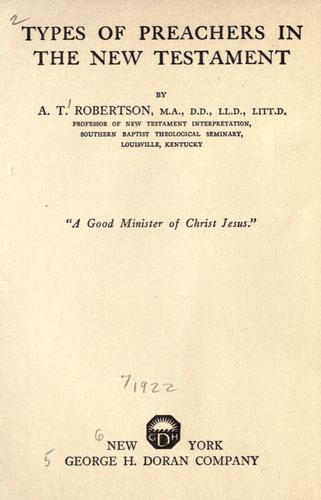 Types of preachers in the New Testament