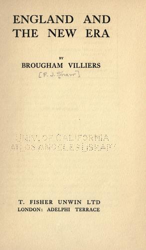 England and the new era