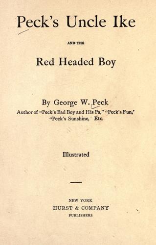 Peck's Uncle Ike and the red headed boy