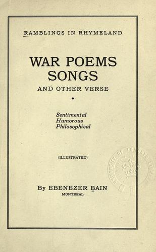 Ramblings in rhymeland