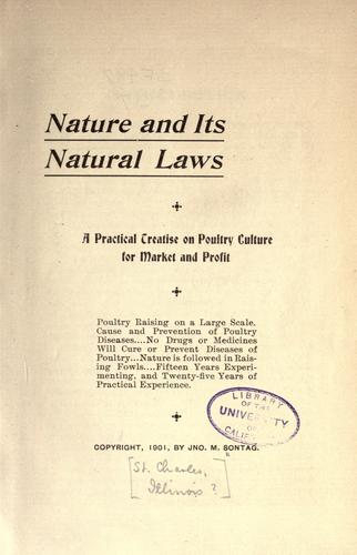 Nature and its natural laws