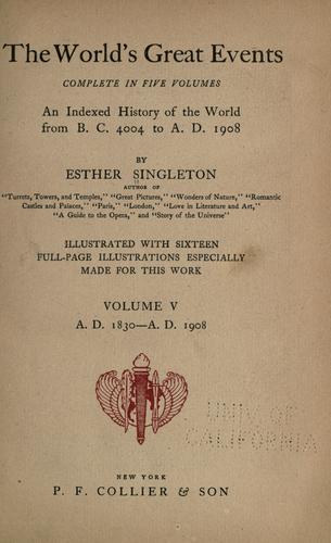 The world's great events ...