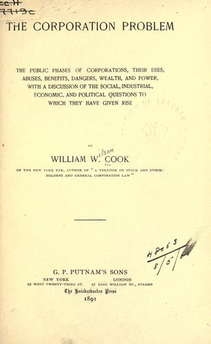 The corporation problem