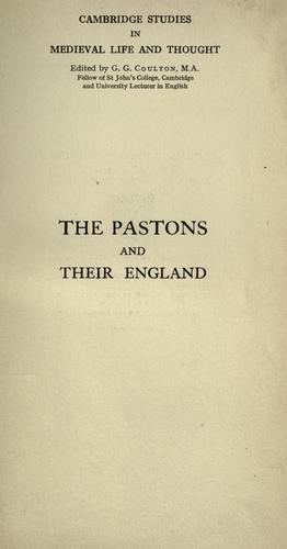 The Pastons and their England