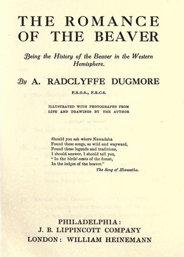 The romance of the beaver