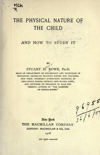 The physical nature of the child