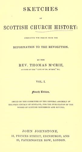 Sketches of Scottish church history