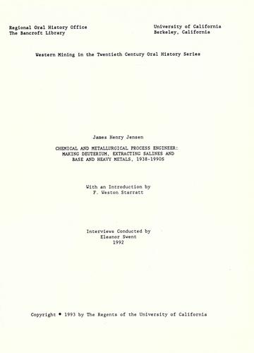 Chemical and metallurgical process engineer