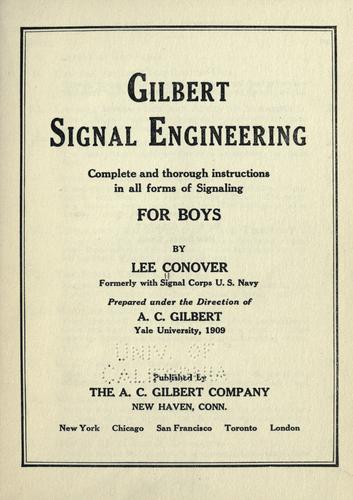 Gilbert signal engineering