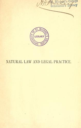 Natural law and legal practice