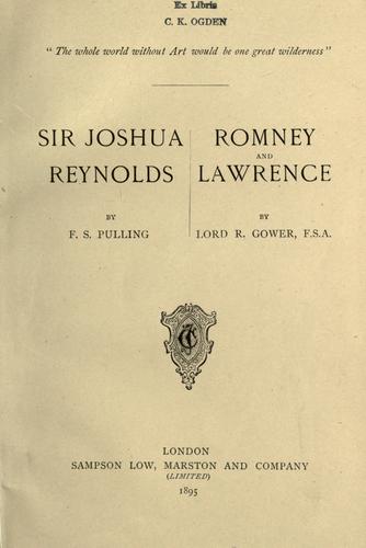 Sir Joshua Reynolds.