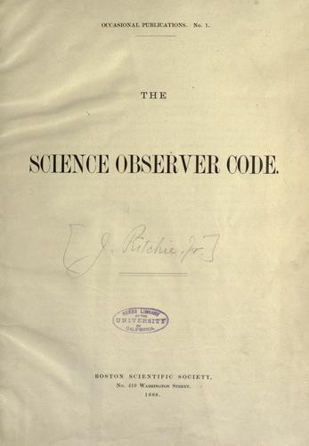 The Science observer code.