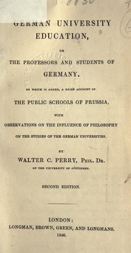 German university education