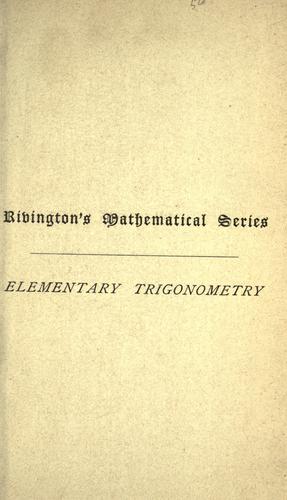 Elementary trigonometry.