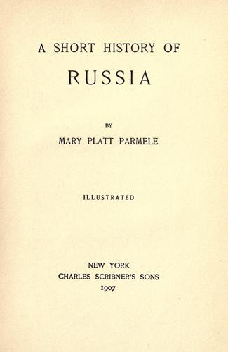 A short history of Russia