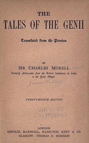 The tales of the genii