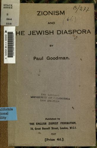 Zionism and the Jewish diaspora