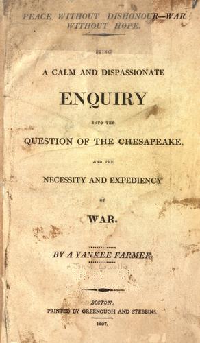 Peace without dishonour, war without hope