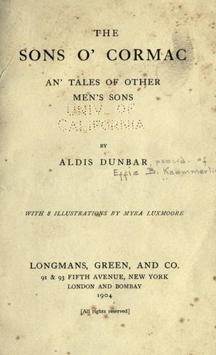 The sons o' Cormac