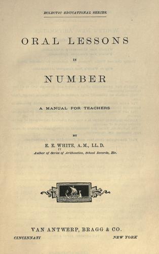 Oral lessons in number