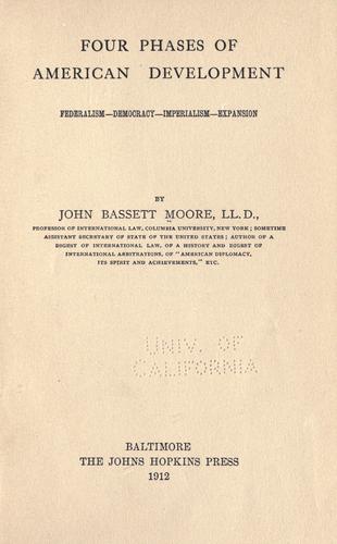 Four phases of American development