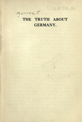 The truth about Germany