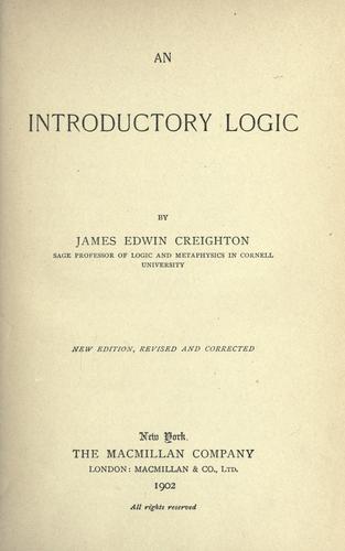 An introductory logic
