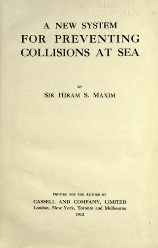 A new system for preventing collisions at sea