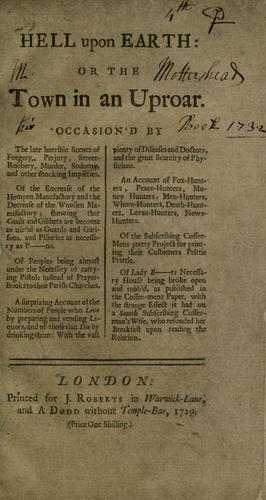 Hell upon earth, or, The Town in an uproar