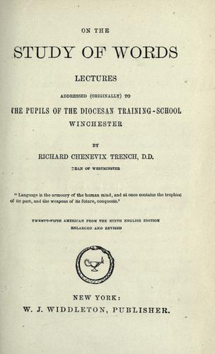 On the study of words