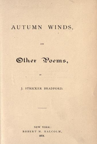 Autumn winds