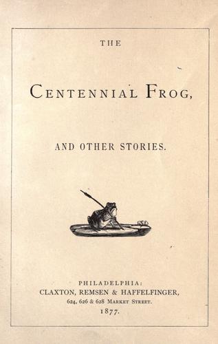 The Centennial frog