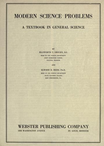 Modern science problems