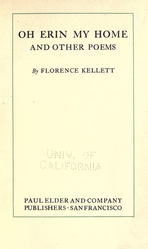 Oh Erin my home, and other poems