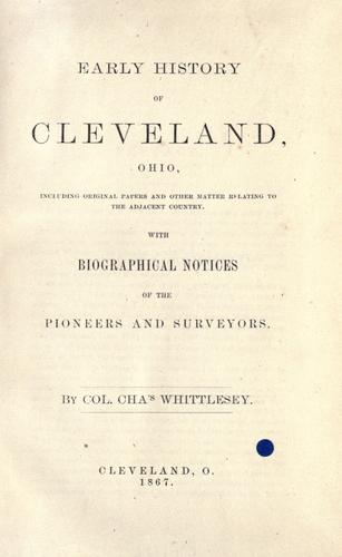 Early history of Cleveland, Ohio