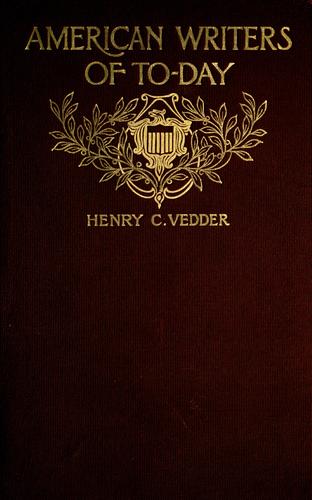 American writers of to-day