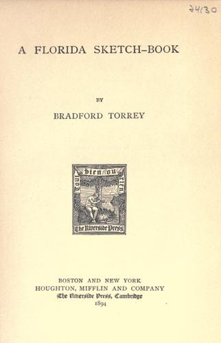 A Florida sketch-book