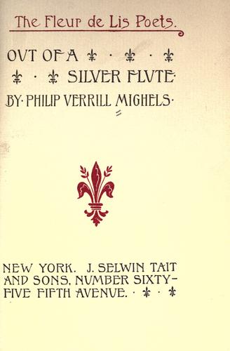 Out of a silver flute.