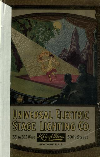Electric stage & theatre lighting apparatus and effects ... Catalogue K.